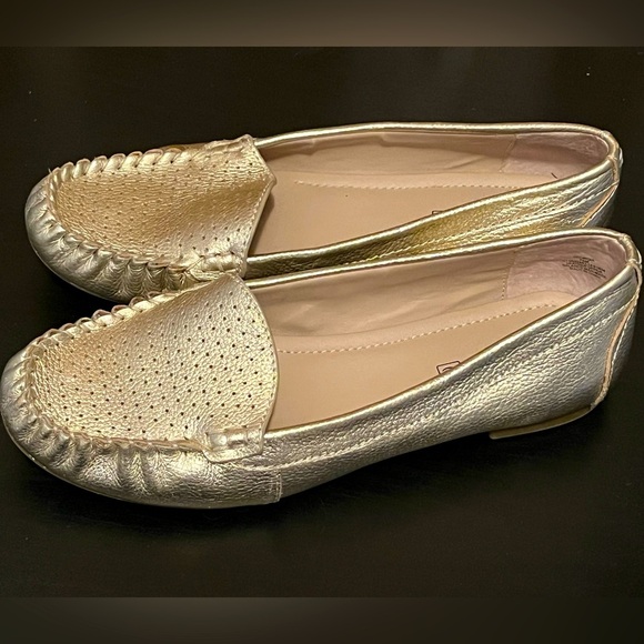 Sperry Top Sider Women's Georgia Loafers Metallic Gold - Picture 1 of 14